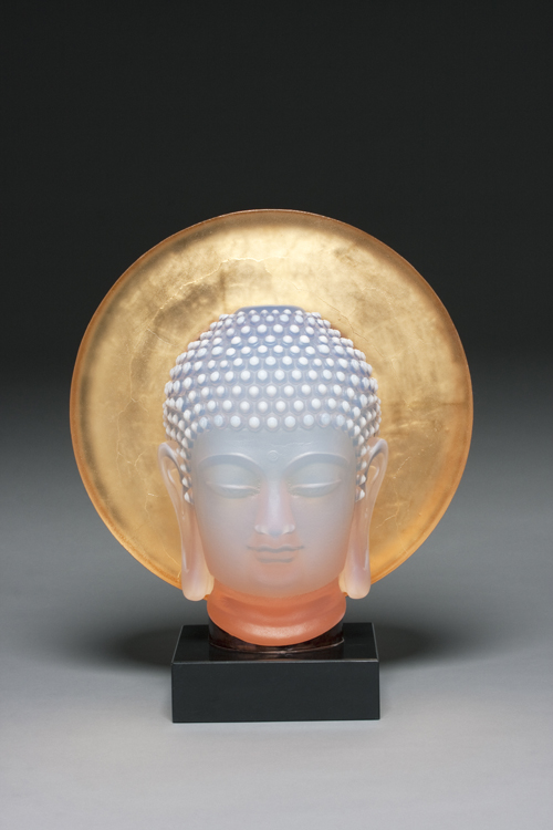 Buddha - hot cast glass